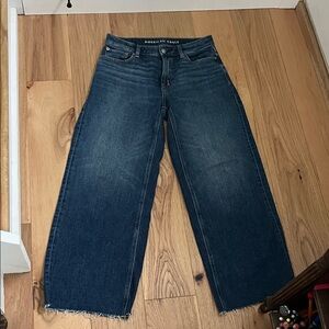 American Eagle Outfitters Dark Blue Wide Leg Jeans